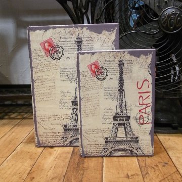 アンティークタイプシークレットBOOK 【PARIS】2冊セット レトロ アンティーク　レトロ雑貨画像