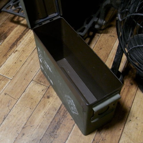 U.S. アンモボックス 収納 小物入れ　ユーズド　米軍　ミリタリー　弾薬箱　アンティーク雑貨画像