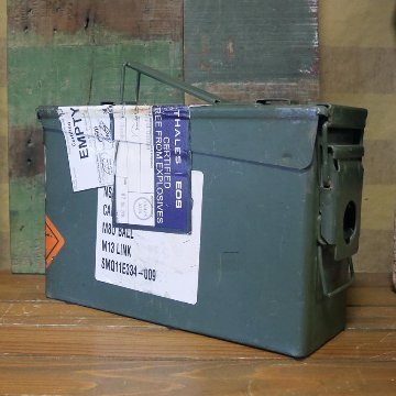 U.S. アンモボックス 収納 小物入れ　ユーズド　米軍　ミリタリー　弾薬箱　アンティーク雑貨画像
