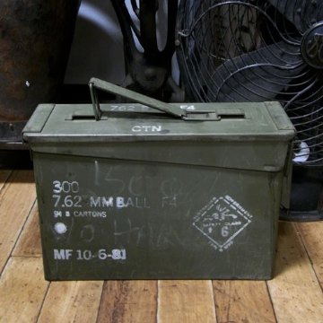 U.S. アンモボックス 収納 小物入れ ユーズド 米軍 ミリタリー 弾薬箱