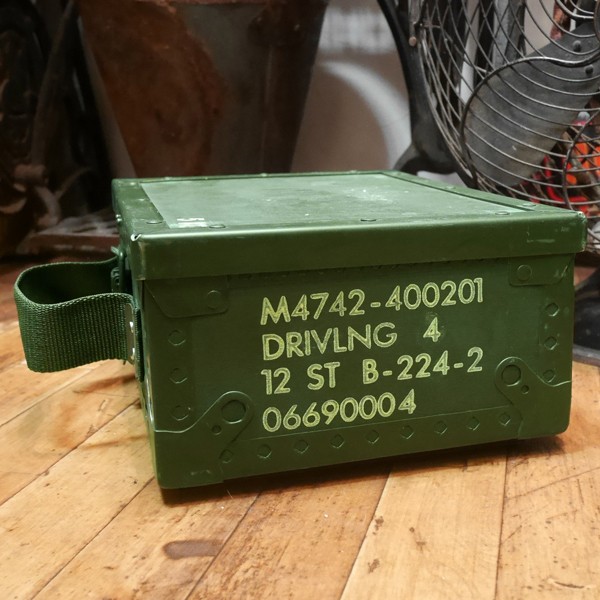 スウェーデン軍 アミニッションボックス  アンモボックス 収納ボックス　ユーズド ミリタリー雑貨画像