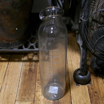 アンティーク ガラスボトル ガラス瓶 花瓶 花器　ガーデニング雑貨　カントリー雑貨　　画像