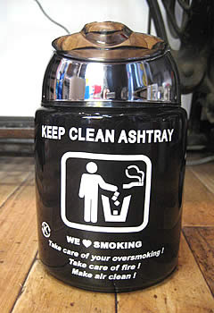 KEEP CLEAN灰皿【ブラック】 アッシュトレイ 卓上灰皿　アメリカン雑貨画像