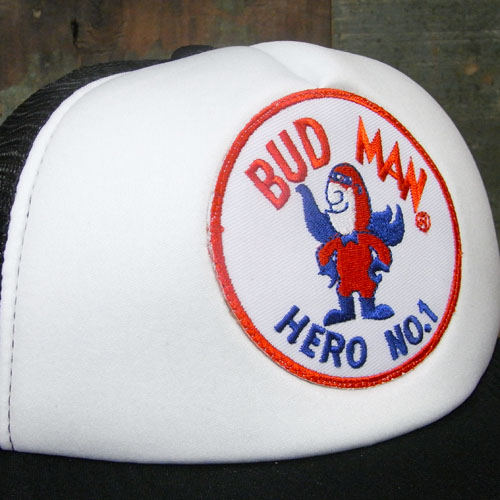 バドマン メッシュキャップ BUD MAN 帽子　アメカジ　アメリカン雑貨画像