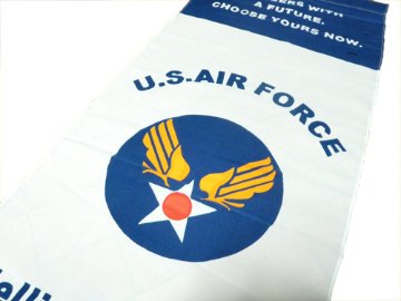 ミリタリー ナイロンフラッグ タペストリー U.S. AIR FORCE インテリア画像