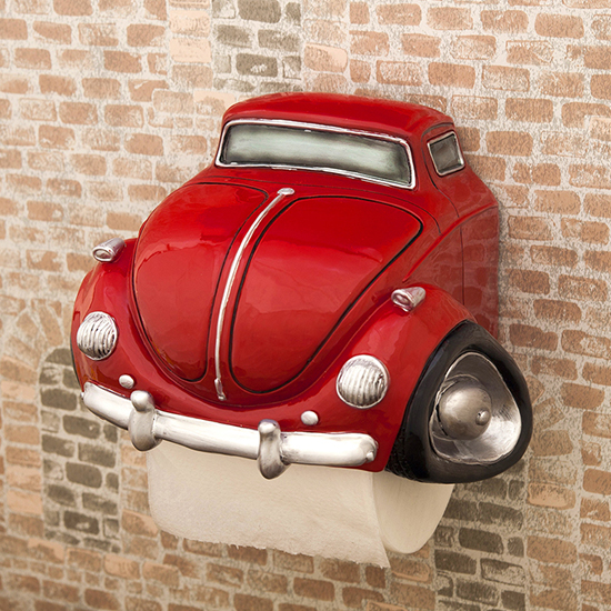 トイレットペーパーホルダー RED CAR ビートルタイプ アメリカン インテリアの画像