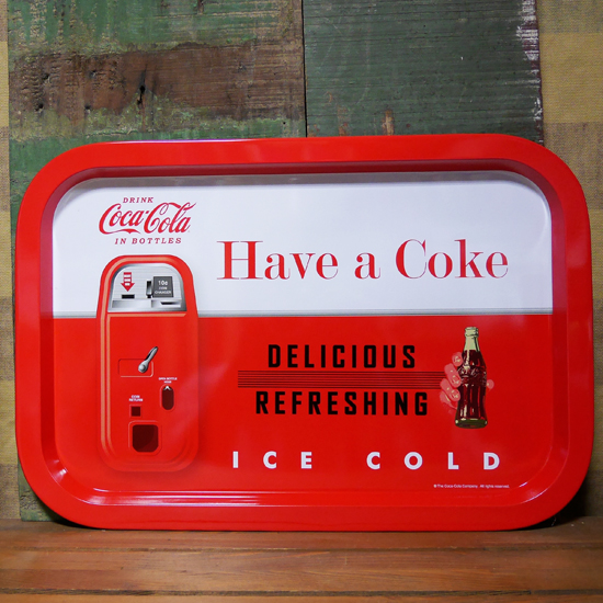 コカコーラ トレイ アメリカ雑貨 ティントレイ お盆 アメリカン雑貨の画像