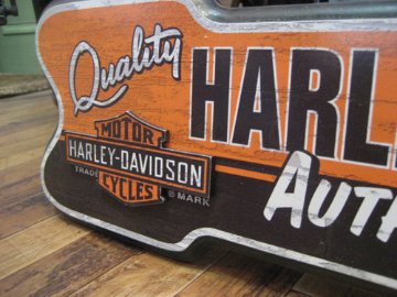 ハーレーダビッドソン 木製看板 アロー ウッドボード アメリカ雑貨画像