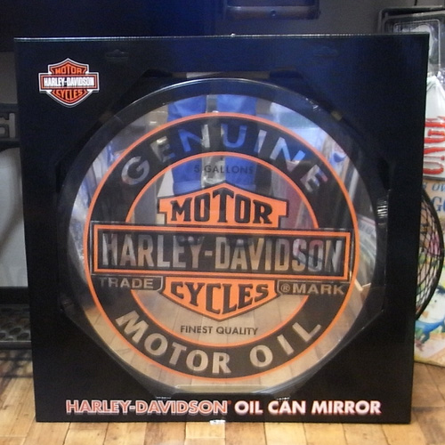 ハーレーダビッドソン PUBミラー インテリア アメリカ雑貨の画像