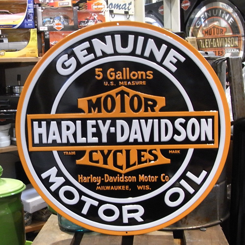 レア HARLEY-DAVIDSON ハーレーダビッドソン No1 壁掛け時計
