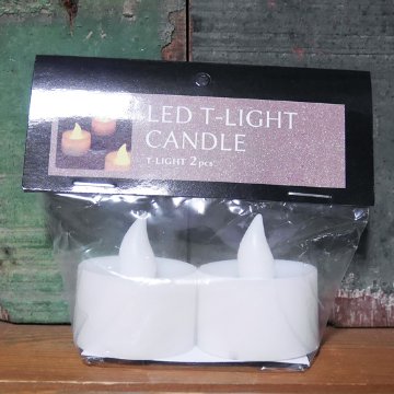 LED キャンドルライト 2個セット ティーライト CANDLE インテリア画像