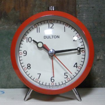 目覚まし時計 レッド DULTON ダルトン　アメリカン雑貨画像