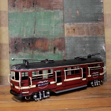 MELBOURNE トラム 路面電車 ブリキのおもちゃ 鉄道 アンティーク インテリア画像