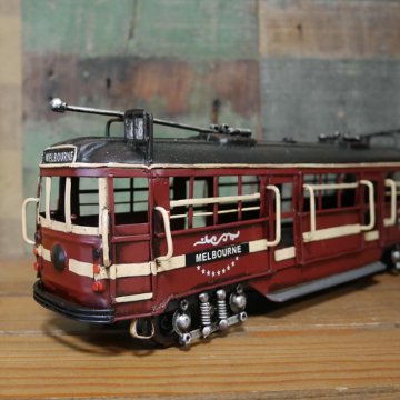 MELBOURNE トラム 路面電車 ブリキのおもちゃ 鉄道 アンティーク インテリア画像