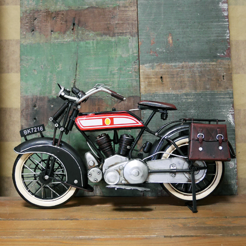 ブリキのおもちゃ バイク motorcycle オートバイ　アメリカン雑貨画像