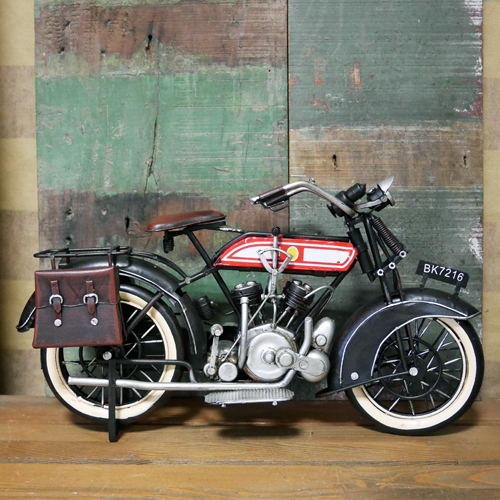 ブリキのおもちゃ バイク motorcycle オートバイ　アメリカン雑貨画像
