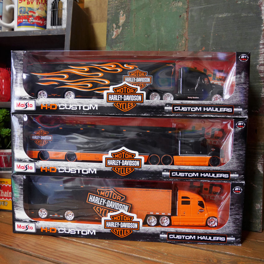 ハーレーダビッドソン トレーラー トラック インテリア 1/64 マイスト