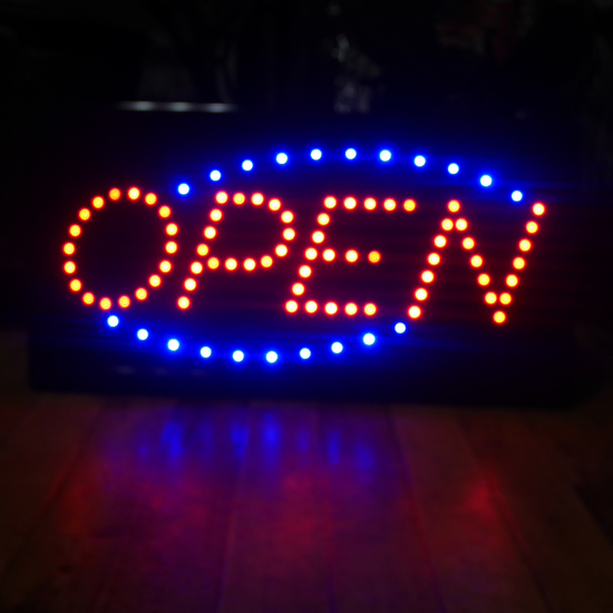 OPEN LEDネオンサイン オープンサイン看板　アメリカン雑貨画像