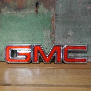 ゼネラルモーターズ プラスチック ステッカー GMC STICKER アメリカン雑貨画像