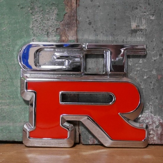 GT-R スチール ステッカー GTR STICKER アメリカン雑貨の画像