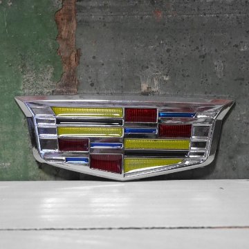 Cadillac スチール ステッカー キャデラック エンブレム STICKER アメリカン雑貨画像