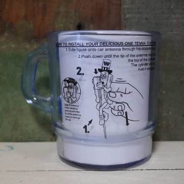 アドバタイジング スタッキング クリア マグカップ プラカップ アメリカン雑貨 画像