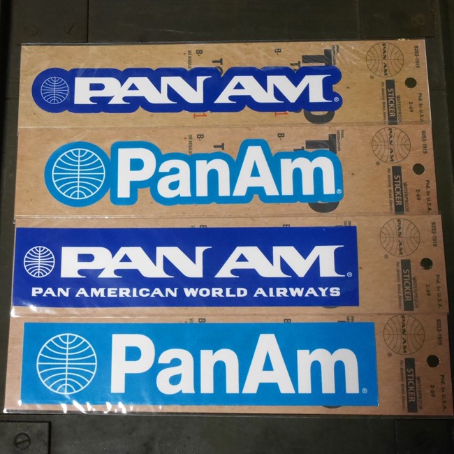 PANAM Sticker パンナム ステッカー シール パンアメリカン航空(A)