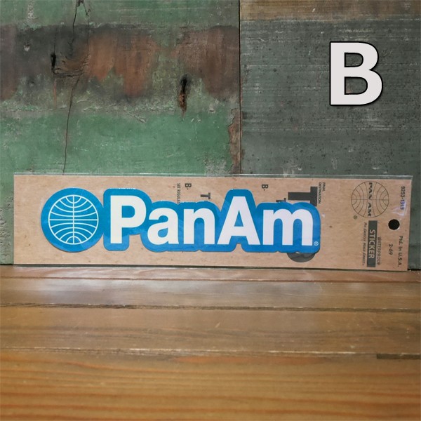  PANAM Sticker パンナム ステッカー シール パンアメリカン航空画像
