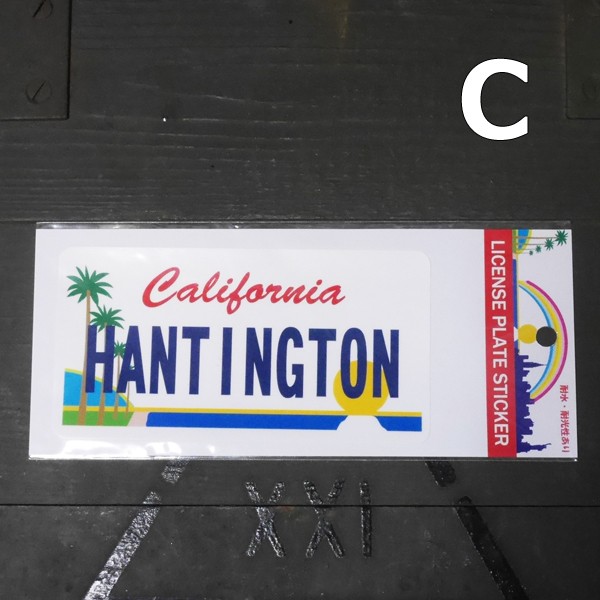 CALIFORNIA STICKER カリフォルニア ステッカー シール ライセンスプレートステッカー画像