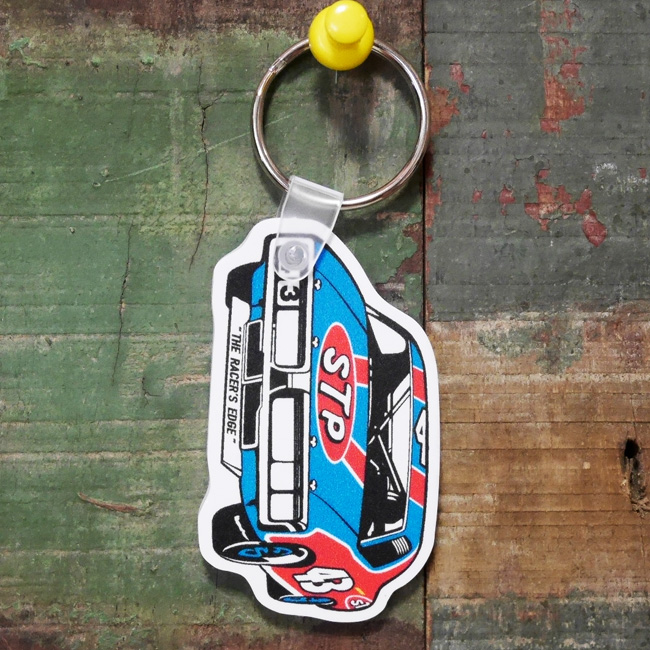 STP ラバーキーチェーン　CAR　アドバタイジングキーホルダー　アメリカン雑貨の画像