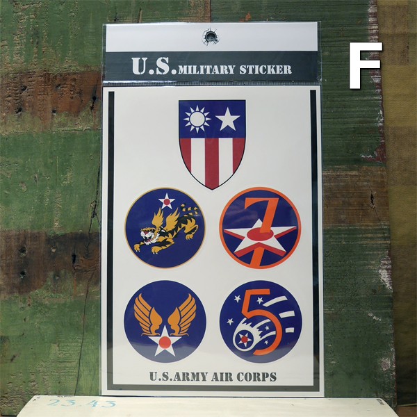 U.S. ミリタリー ステッカー MILITARY STICKER ステッカーシール アメリカン雑貨画像
