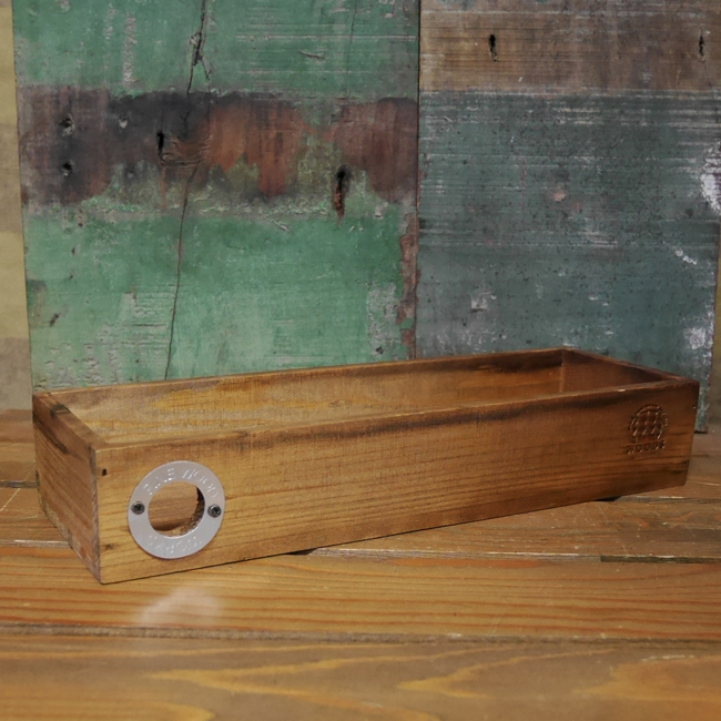 パインウッド ストックケース  収納ボックス 木箱 ウッドトレイ ガーデニング画像