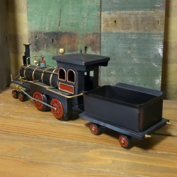 SL機関車  ブリキのおもちゃ SL スチーム ロコモーティブ 鉄道　レトロインテリア画像