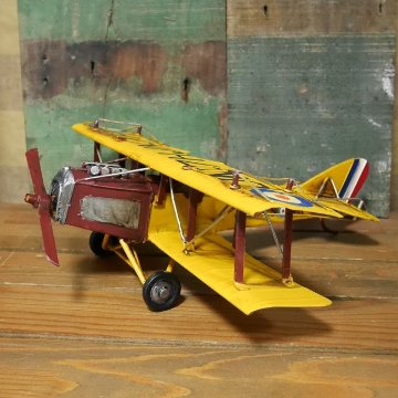 ヴィンテージ プレーン FR-YL インテリア 飛行機 ブリキのおもちゃ画像