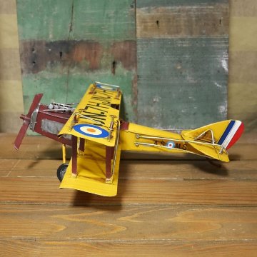 ヴィンテージ プレーン FR-YL インテリア 飛行機 ブリキのおもちゃ画像