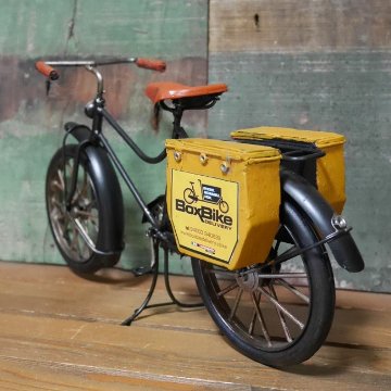 ブリキのおもちゃ デリバリー 自転車 グッドオールド インテリア　アンティークタイプ　ブリキのおもちゃ　ブリキ製自転車　アメリカン雑貨画像