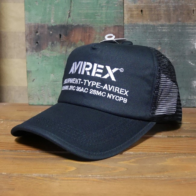 AVIREX 帽子 NUMBERING メッシュキャップ アヴィレックス ミリタリー　アメカジ　アメリカン雑貨の画像