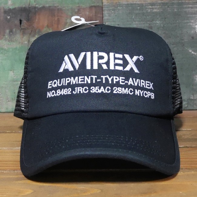 AVIREX 帽子 NUMBERING メッシュキャップ アヴィレックス ミリタリー　アメカジ　アメリカン雑貨画像