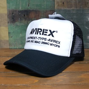 AVIREX 帽子 NUMBERING メッシュキャップ アヴィレックス ミリタリー　アメカジ　アメリカン雑貨画像