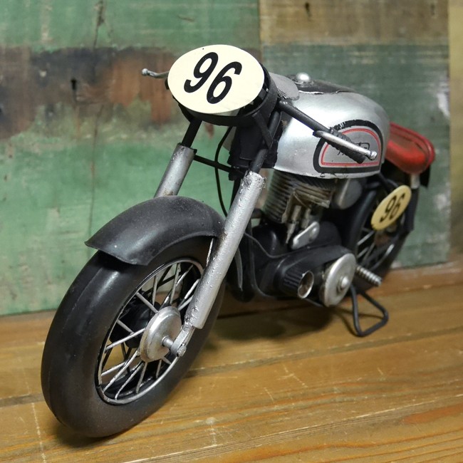 ブリキのおもちゃ　Norton オートバイ　ガレージインテリア ノートン　アメリカン雑貨画像