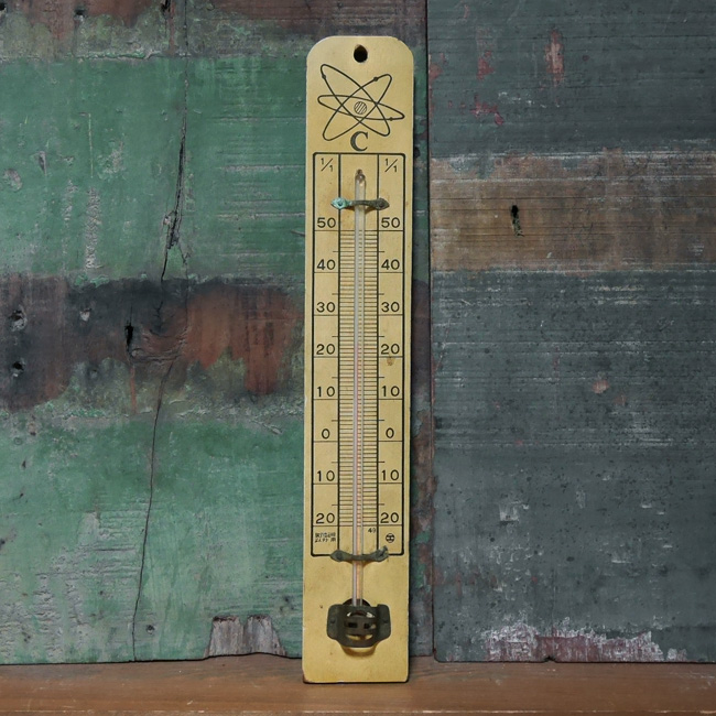 昭和レトロ 温度計 - 小物入れ