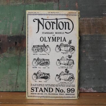 アンティークタイプシークレットBOOK　Norton ノートン レトロ 本型　レトロ雑貨画像