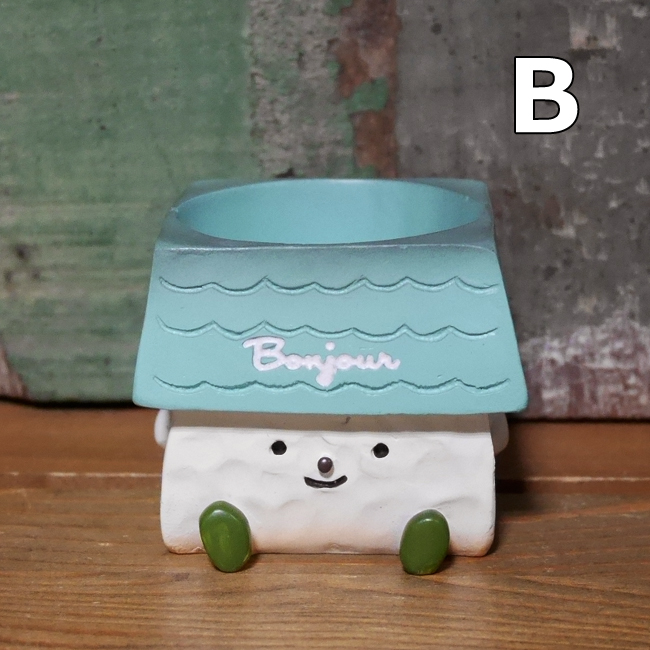 ハウス ポット LITTLE RESIN POT ガーデニング プランター 鉢　ガーデニング雑貨　カントリー雑貨　　の画像