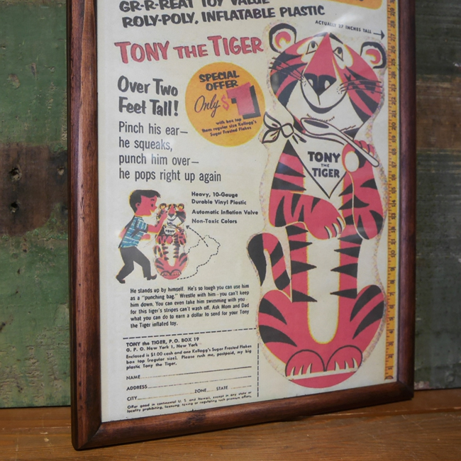 トニータイガー インテリアピクチャー ポスター フレーム　フレームセット　インテリア額の画像