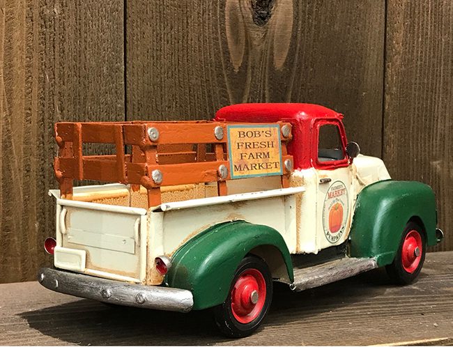 ヴィンテージカー ファーマーズトラック  インテリア ブリキのおもちゃ アメリカン雑貨画像