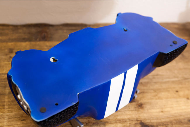 CAR HEADシェルフ インテリア 棚 Blue Car シェルビー コブラ　アメリカンインテリア画像