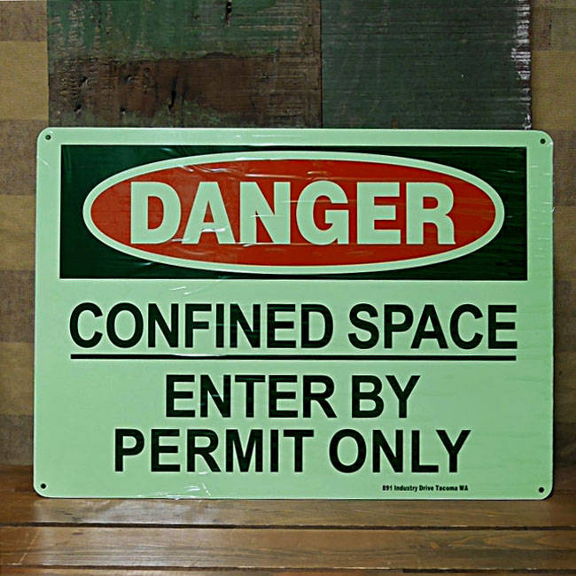 トラフィックサイン インフォサイン：ブリキ スティール看板