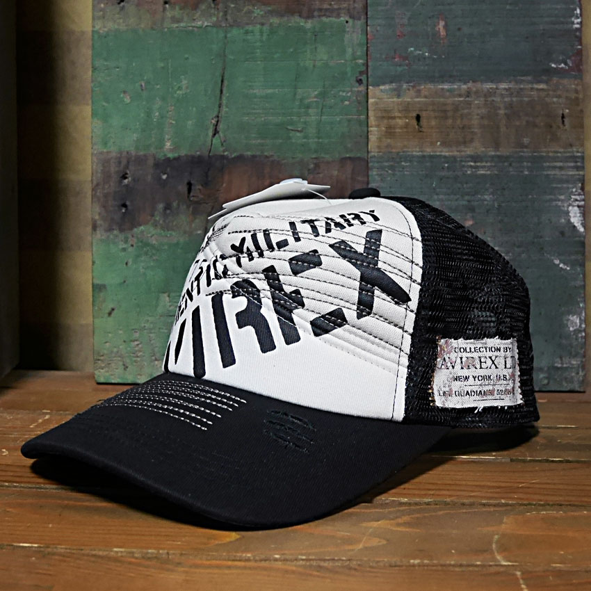 AVIREX 帽子 COTTON LINEN  アヴィレックス ミリタリー　アメカジ　アメリカン雑貨の画像