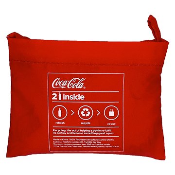 コカ・コーラ　エコバッグ　コカコーラショッピングバッグLサイズ　アメリカン雑貨画像