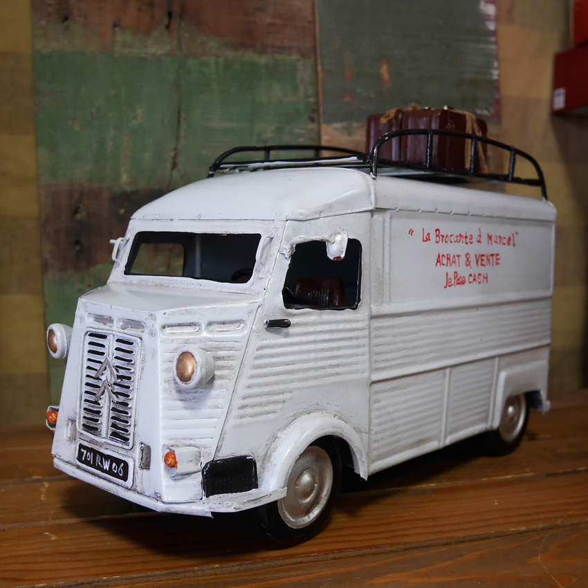 ヴィンテージカー シトロエンフレンチバス  インテリア ブリキのおもちゃ アメリカン雑貨画像